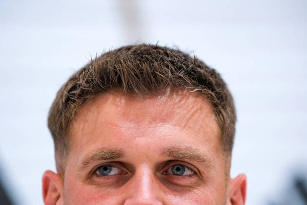 Niclas Fuellkrug (Deutschland, 09), GER, DFB, Pressekonferenz, Fussball Herren Nationalmannschaft Deutschland, UEFA Fussball Europameisterschaft 2024, Herzogenaurach 10.06.2024. GER, DFB, Pressekonferenz, Fussball Herren Nationalmannschaft Deutschland, UEFA Fussball Europameisterschaft 2024, Herzogenaurach 10.06.2024. Herzogenaurach Copyright: xEibner-Pressefoto FlorianxWieganx EP_FWD