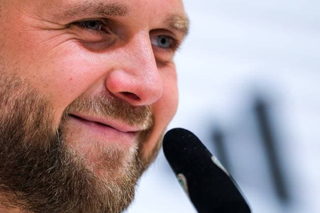 Niclas Fuellkrug (Deutschland, 09) lachend, GER, DFB, Pressekonferenz, Fussball Herren Nationalmannschaft Deutschland, UEFA Fussball Europameisterschaft 2024, Herzogenaurach 10.06.2024. GER, DFB, Pressekonferenz, Fussball Herren Nationalmannschaft Deutschland, UEFA Fussball Europameisterschaft 2024, Herzogenaurach 10.06.2024. Herzogenaurach Copyright: xEibner-Pressefoto FlorianxWieganx EP_FWD