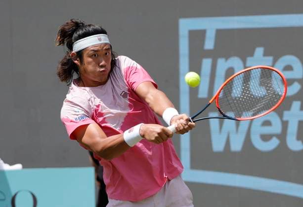 10.06.2024, Boss Open 2024, ATP, Tennis Herren Tour 250, TC Weissenhof Stuttgart, Tennis, im Bild: Zhizhen Zhang (CHN)