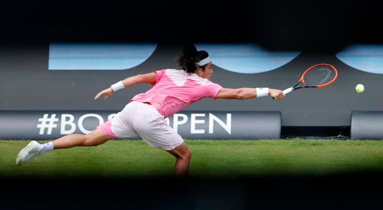 10.06.2024, Boss Open 2024, ATP, Tennis Herren Tour 250, TC Weissenhof Stuttgart, Tennis, im Bild: Zhizhen Zhang (CHN)