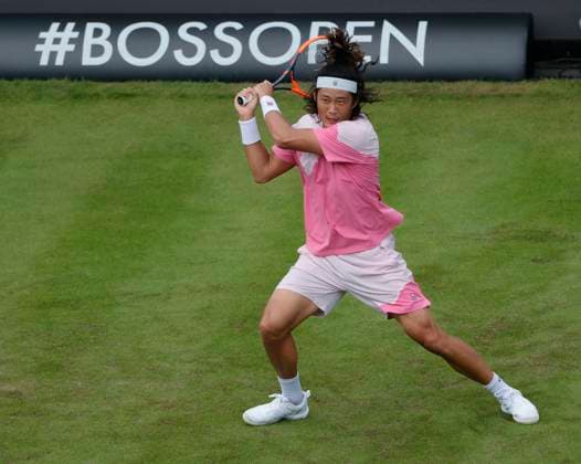 10.06.2024, Boss Open 2024, ATP, Tennis Herren Tour 250, TC Weissenhof Stuttgart, Tennis, im Bild: Zhizhen Zhang (CHN)