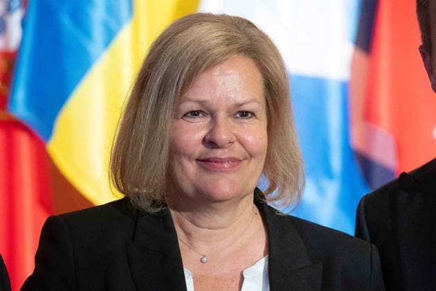 Nancy FAESER, Bundesinnenministerin, SPD, Eroeffnung des IPCC International Police cooperation Center fuer die UEFA Fussball Europameisterschaft 2024, , Neuss, am 10.06.2024. Â