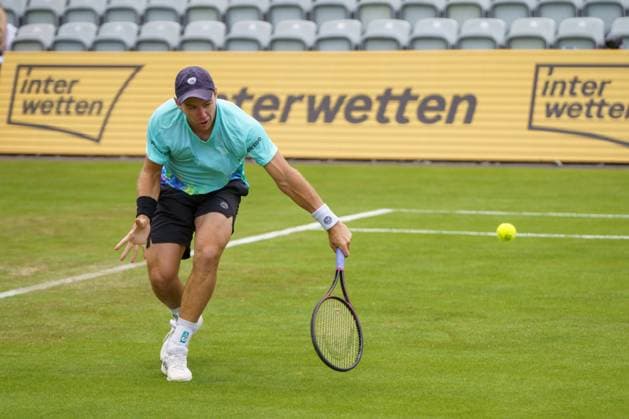 BOSS Open ATP, Tennis Herren 250 2024; Stuttgart, 10.06.2024 Dominik Köpfer (GER, Deutschland); Erste Runde BOSS Open 2024, ATP 250, Anlage des TC Weissenhof am 10.06.2024, Stuttgart. Copyright: xBEAUTIFULxSPORTSx Pajonkx