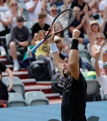 10.06.2024, Boss Open 2024, ATP, Tennis Herren Tour 250, TC Weissenhof Stuttgart, Tennis, im Bild: Dominik Koepfer (GER) Sieger vs Zhizhen Zhang (CHN)