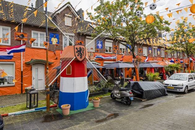 Sport Bilder des Tages BREDA - 10-06 -2024. Oranjestraat Ahornstraat Breda. Oranjestraat Ahornstraat Breda  x25461973x Copyright: