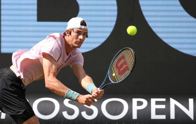 10.06.2024, Deutschland, Stuttgart, Tennis Boss Open 2024, Henri SQUIRE (GER)