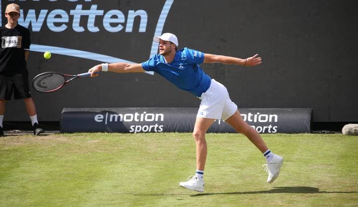 10.06.2024, Deutschland, Stuttgart, Tennis Boss Open 2024, Yannick HANFMANN (GER)