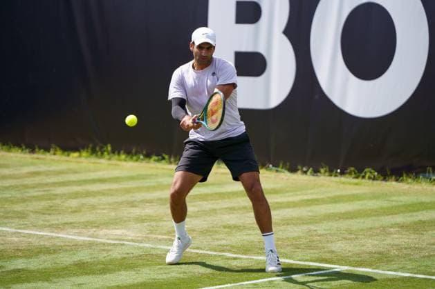 BOSS Open ATP, Tennis Herren 250 2024; Stuttgart, 10.06.2024 Benjamin Hassan (DEU, Deutschland); Erste Runde BOSS Open 2024, ATP 250, Anlage des TC Weissenhof am 10.06.2024, Stuttgart. Copyright: xBEAUTIFULxSPORTSx Pajonkx