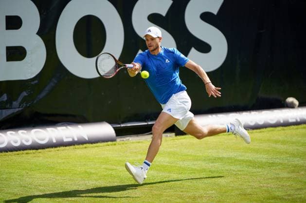 BOSS Open ATP, Tennis Herren 250 2024; Stuttgart, 10.06.2024 Yannick Hanfmann (GER, Deutschland); BOSS Open 2024, ATP 250, Anlage des TC Weissenhof am 10.06.2024, Stuttgart. Copyright: xBEAUTIFULxSPORTSx Pajonkx