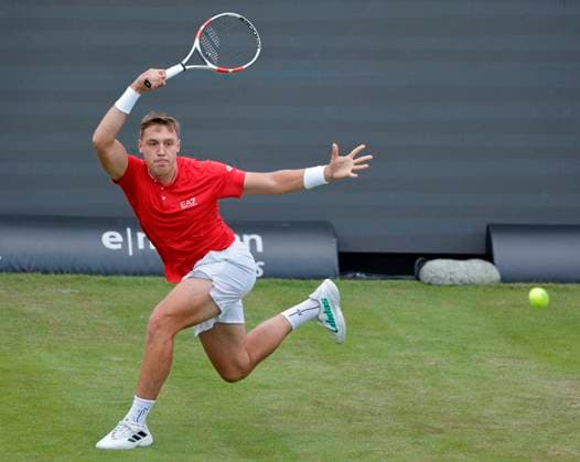 10.06.2024, Boss Open 2024, ATP, Tennis Herren Tour 250, TC Weissenhof Stuttgart, Tennis, im Bild: Hamad Medjedovic (SRB)