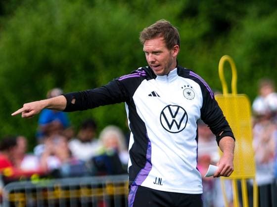 Julian Nagelsmann (Deutschland , Trainer) Gestik, Mimik, Emotionen, GER, DFB, Oeffentliches Training, Fussball Herren Nationalmannschaft Deutschland, UEFA Fussball Europameisterschaft 2024, Herzogenaurach 10.06.2024. GER, DFB, Oeffentliches Training, Fussball Herren Nationalmannschaft Deutschland, UEFA Fussball Europameisterschaft 2024, Herzogenaurach 10.06.2024. Herzogenaurach Copyright: xEibner-Pressefoto FlorianxWieganx EP_FWD