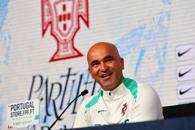 Portugal Lissabon , Fussball Nationalmannschaft, Selecao,10.06.2024 , Pressekonferenz für das Freundschaftsspiel Portugal - Irland ,Vorbereitungsspiel zur Europameisterschaft 2024 , Trainer Roberto Martinez (Portugal) Copyright: FernandoxSoares