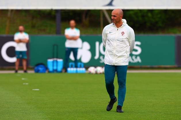 Portugal Fussball Nationalmannschaft, Selecao, 10.06.2024, Training für das Freundschaftsspiel Portugal - Irland ,Vorbereitungsspiel zur Europameisterschaft 2024 , Trainer Roberto Martinez (Portugal) Copyright: FernandoxSoares