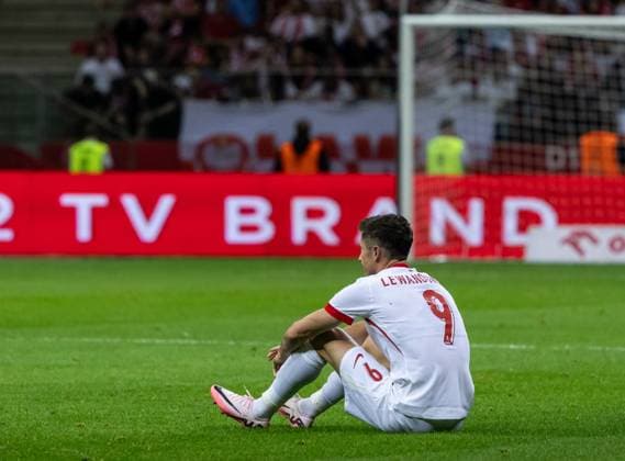 June 10, 2024, Warsaw, Mazovian Province, Poland: Robert Lewandowski during the International Friendly, Länderspiel, Nationalmannschaft soccer match between Poland and Turkey at the national stadium in Warsaw. Warsaw Poland - ZUMAj175 0556347172st Copyright: xMaciekxJazwieckix