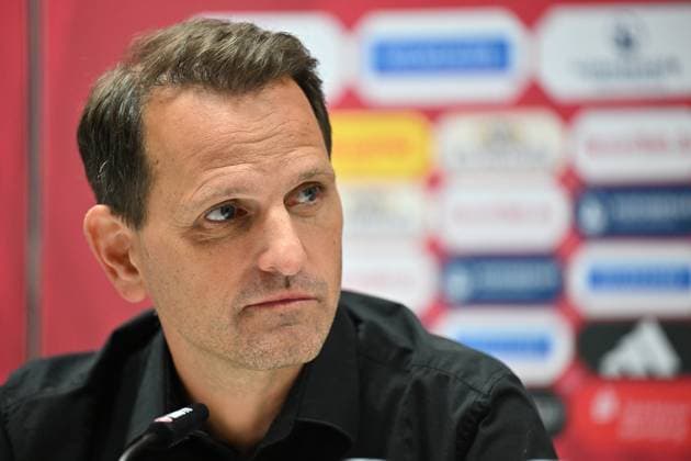 11.06.2024 - 1. FC Nürnberg Nuernberg FCN Club - Medientermin - Pressekonferenz Vorstellung neuer Trainer Cheftrainer - - xwoxzix - Joti Chatzialexiou ( Vorstand 1. FC Nürnberg FCN )