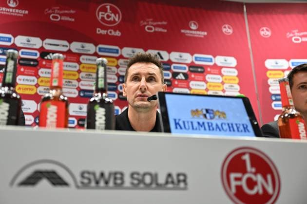 11.06.2024 - 1. FC Nürnberg Nuernberg FCN Club - Medientermin - Pressekonferenz Vorstellung neuer Trainer Cheftrainer - - xwoxzix - Miroslav Klose ( Trainer 1. FC Nürnberg FCN )