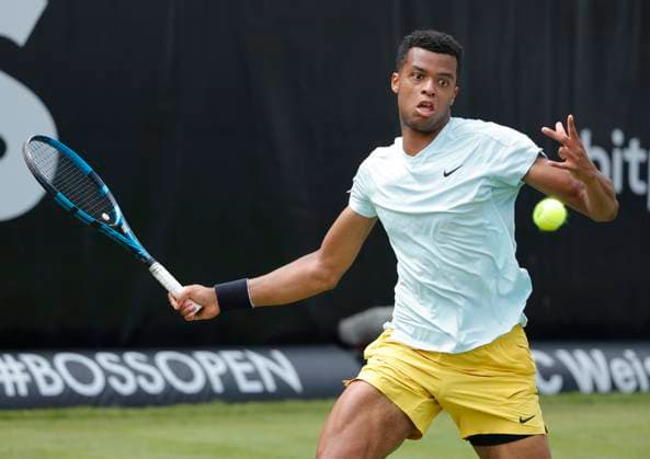 11.06.2024, Boss Open 2024, ATP, Tennis Herren Tour 250, TC Weissenhof Stuttgart, Tennis, im Bild: Giovanni Mpetshi Perricard (FRA)