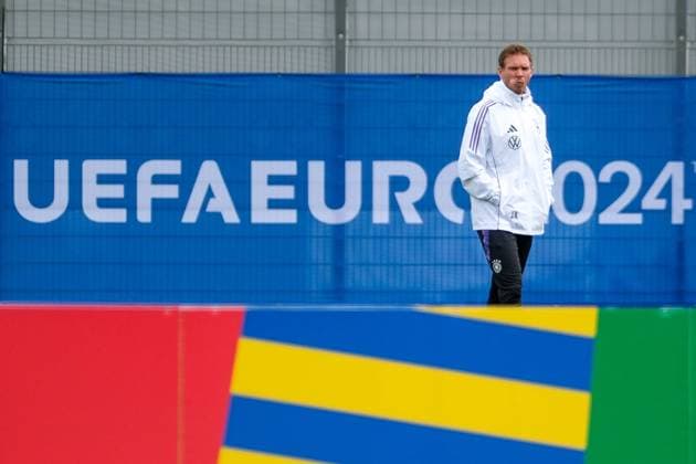 Julian Nagelsmann (Deutschland , Trainer), GER, DFB, Training, Fussball Herren Nationalmannschaft Deutschland, UEFA Fussball Europameisterschaft 2024, Herzogenaurach 11.06.2024. GER, DFB, Training, Fussball Herren Nationalmannschaft Deutschland, UEFA Fussball Europameisterschaft 2024, Herzogenaurach 11.06.2024. Herzogenaurach Copyright: xEibner-Pressefoto FlorianxWieganx EP_FWD