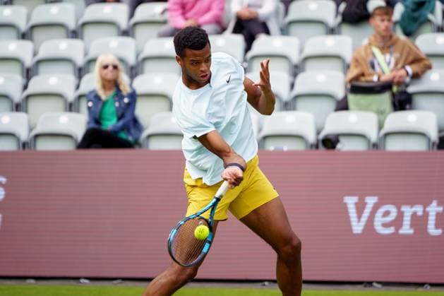 BOSS Open ATP, Tennis Herren 250 2024; Stuttgart, 11.06.2024 Giovanni Mpetshi Perricard (FRA, Frankreich); BOSS Open 2024, ATP 250, Anlage des TC Weissenhof am 10.06.2024, Stuttgart. Copyright: xBEAUTIFULxSPORTSx Pajonkx