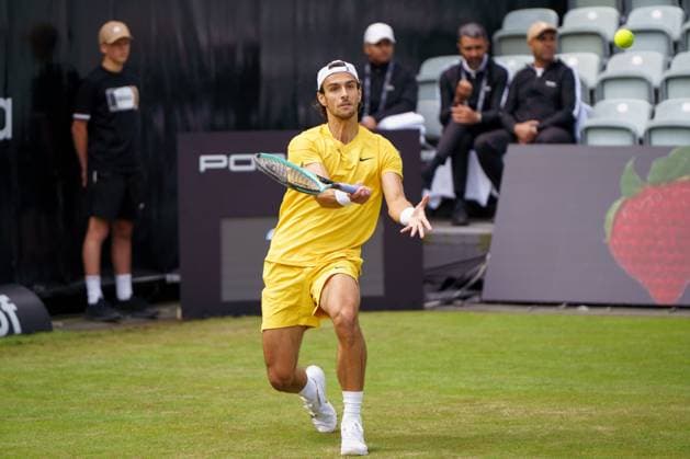 BOSS Open ATP, Tennis Herren 250 2024; Stuttgart, 11.06.2024 Lorenzo Musetti (ITA, Italien); BOSS Open 2024, ATP 250, Anlage des TC Weissenhof am 10.06.2024, Stuttgart. Copyright: xBEAUTIFULxSPORTSx Pajonkx