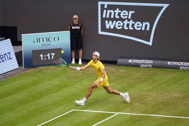 BOSS Open ATP, Tennis Herren 250 2024; Stuttgart, 11.06.2024 Lorenzo Musetti (ITA, Italien); BOSS Open 2024, ATP 250, Anlage des TC Weissenhof am 10.06.2024, Stuttgart. Copyright: xBEAUTIFULxSPORTSx Pajonkx