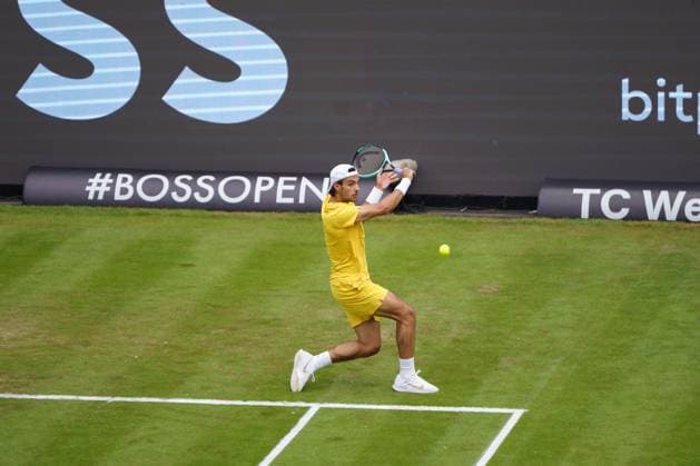 BOSS Open ATP, Tennis Herren 250 2024; Stuttgart, 11.06.2024 Lorenzo Musetti (ITA, Italien); BOSS Open 2024, ATP 250, Anlage des TC Weissenhof am 10.06.2024, Stuttgart. Copyright: xBEAUTIFULxSPORTSx Pajonkx