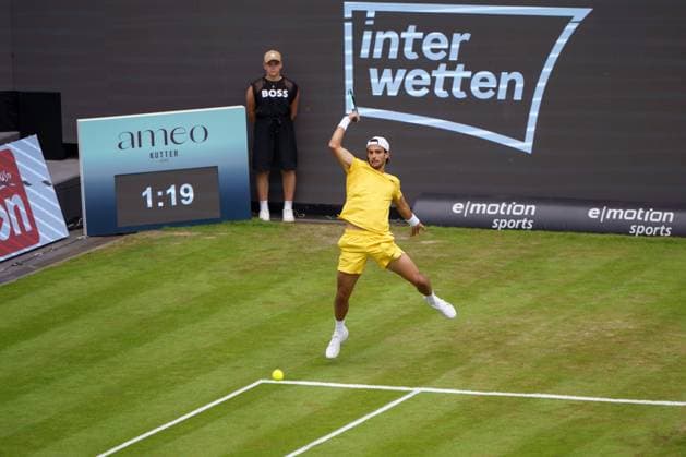 BOSS Open ATP, Tennis Herren 250 2024; Stuttgart, 11.06.2024 Lorenzo Musetti (ITA, Italien); BOSS Open 2024, ATP 250, Anlage des TC Weissenhof am 10.06.2024, Stuttgart. Copyright: xBEAUTIFULxSPORTSx Pajonkx