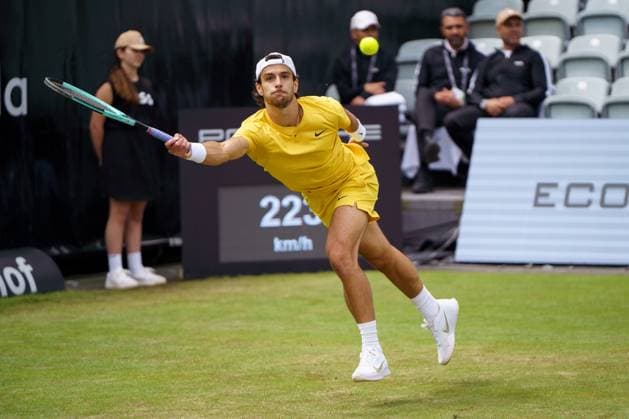 BOSS Open ATP, Tennis Herren 250 2024; Stuttgart, 11.06.2024 Lorenzo Musetti (ITA, Italien); BOSS Open 2024, ATP 250, Anlage des TC Weissenhof am 10.06.2024, Stuttgart. Copyright: xBEAUTIFULxSPORTSx Pajonkx