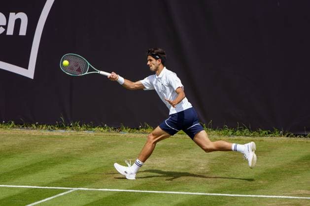 BOSS Open ATP, Tennis Herren 250 2024; Stuttgart, 11.06.2024 Pierre-Hugues Herbert (FRA, Frankreich); BOSS Open 2024, ATP 250, Anlage des TC Weissenhof am 10.06.2024, Stuttgart. Copyright: xBEAUTIFULxSPORTSx Pajonkx