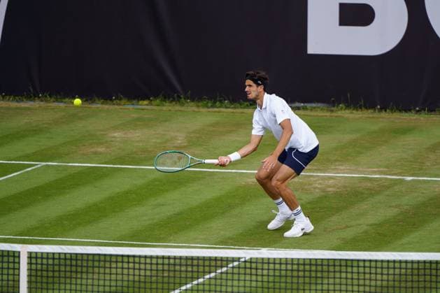 BOSS Open ATP, Tennis Herren 250 2024; Stuttgart, 11.06.2024 Pierre-Hugues Herbert (FRA, Frankreich); BOSS Open 2024, ATP 250, Anlage des TC Weissenhof am 10.06.2024, Stuttgart. Copyright: xBEAUTIFULxSPORTSx Pajonkx