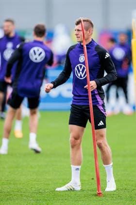 Trainingslager Vorbereitung UEFA EURO 2024 Deutschland; 11.06.2024 Toni Kroos (Deutschland, 8) Trainingslager Vorbereitung UEFA EURO 2024 Deutschland - Training; HerzoBase, Herzogenaurach am 11.06.2024 Copyright: xBEAUTIFULxSPORTS Wunderlx