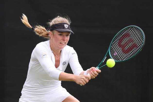 Magdalena Frech during a round of 32 match Rothesay Open Nottingham, Day 2, Tennis, Lexus Nottingham Tennis Centre, Nottingham, UK - 11 June 2024  Copyright: xRyanxBrowne Shutterstockx 14523727bv