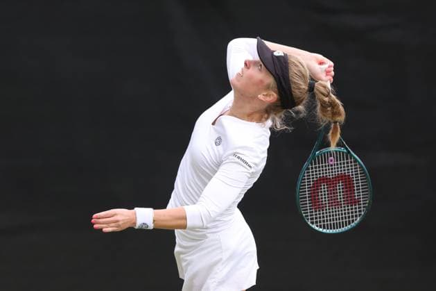 Magdalena Frech during a round of 32 match Rothesay Open Nottingham, Day 2, Tennis, Lexus Nottingham Tennis Centre, Nottingham, UK - 11 June 2024  Copyright: xRyanxBrowne Shutterstockx 14523727bx