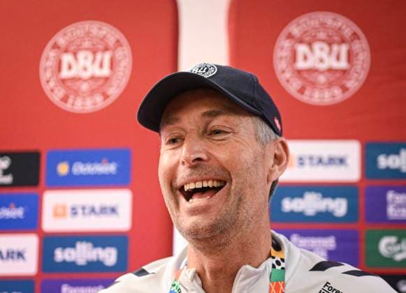 EURO 2024, Nationalteam Dänemark, Pressekonferenz Fussball International EURO 2024 11.06.2024 PK, Mixed Zone Team Daenemark in Freudenstadt: Trainer Kasper Hjulmand