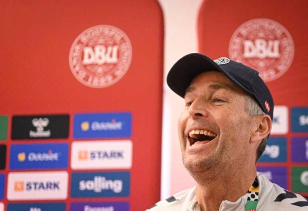 EURO 2024, Nationalteam Dänemark, Pressekonferenz Fussball International EURO 2024 11.06.2024 PK, Mixed Zone Team Daenemark in Freudenstadt: Trainer Kasper Hjulmand