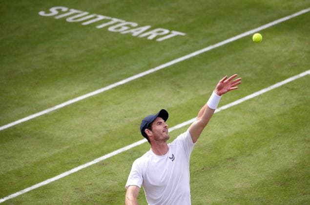 Sport Themen der Woche KW24 Sport Bilder des Tages BAU 11.06.2024 Stuttgart Tennis Boss Open, Andy Murray (GBR) *** BAU 11 06 2024 Stuttgart Tennis Boss Open, Andy Murray GBR