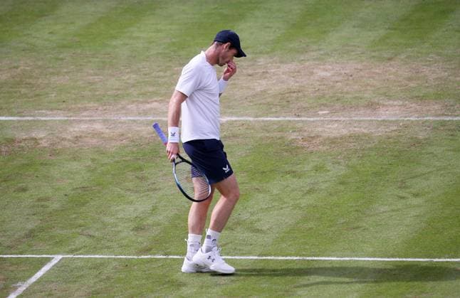 BAU 11.06.2024 Stuttgart Tennis Boss Open, Andy Murray (GBR) enttäuscht