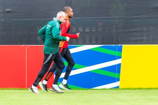 EURO 2024, Nationalteam Ungarn, Training Laufeinheit von Loic Nego (7, Ungarn) GER, Training Ungarische Nationalmannschaft, Fussball, UEFA EURO, EM, Europameisterschaft,Fussball 2024, 11.06.2024 GER, Training Ungarische Nationalmannschaft, Fussball, UEFA Euro 2024, 11.06.2024 Weiler im Allgaeu Copyright: xEibner-Pressefoto FlorianxWolfx EP_FWF