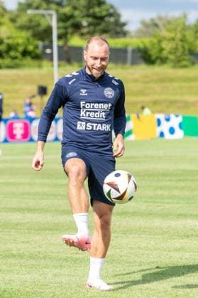 EURO 2024, Nationalteam Dänemark, Training Christian Eriksen (Daenemark, 10) Oeffentliches Training Nationalmannschaft Daenemark, UEFA Fussball Europameisterschaft 2024, Herren, EM 2024, GER, 11.06.2024, Oeffentliches Training Nationalmannschaft Daenemark, UEFA Fussball Europameisterschaft 2024, Herren, EM 2024, GER, 11.06.2024 Freudenstadt Copyright: xEibner-Pressefoto WolfgangxFrankx EP_WFK