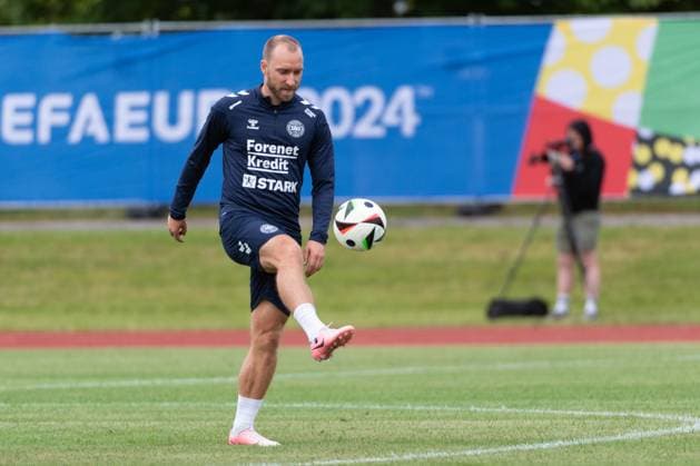 EURO 2024, Nationalteam Dänemark, Training Christian Eriksen (Daenemark, 10) Oeffentliches Training Nationalmannschaft Daenemark, UEFA Fussball Europameisterschaft 2024, Herren, EM 2024, GER, 11.06.2024, Oeffentliches Training Nationalmannschaft Daenemark, UEFA Fussball Europameisterschaft 2024, Herren, EM 2024, GER, 11.06.2024 Freudenstadt Copyright: xEibner-Pressefoto WolfgangxFrankx EP_WFK