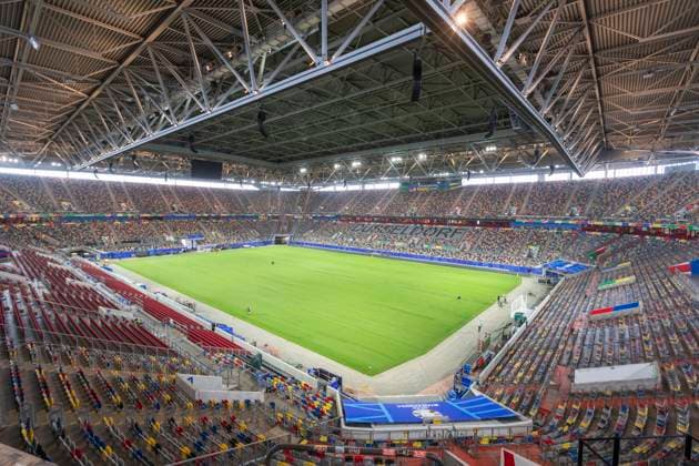 Stadium Open Media Day; Arena Düsseldorf, 11.06.2024 Innenansicht der Arena Düsseldorf. Stadium Open Media Day in der Arena Düsseldorf in Düsseldorf, am 11.06.2024 Copyright: xBEAUTIFULxSPORTS Meuselx