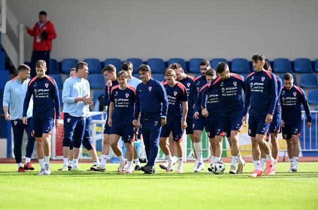 EURO 2024, Nationalteam Kroatien, Training Croatia national team, Nationalteam Training Session Croatia National Team is pictured during a training session at UEFA EURO, EM, Europameisterschaft,Fussball 2024 Croatia base camp in Neuruppin, Germany on June 10, 2024. MarkoxLukunic PIXSELL