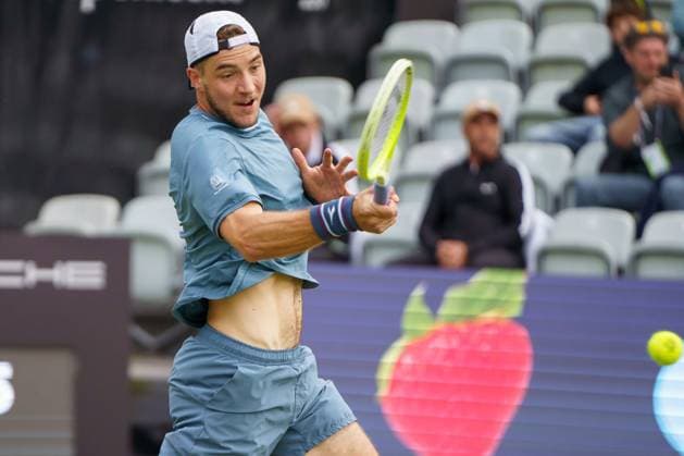 BOSS Open ATP, Tennis Herren 250 2024; Stuttgart, 11.06.2024 Jan-Lennard Struff (GER, Deutschland); BOSS Open 2024, ATP 250, Anlage des TC Weissenhof am 11.06.2024, Stuttgart. Copyright: xBEAUTIFULxSPORTSx Pajonkx