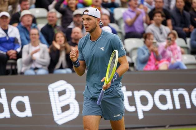 BOSS Open ATP, Tennis Herren 250 2024; Stuttgart, 11.06.2024 Jan-Lennard Struff (GER, Deutschland); BOSS Open 2024, ATP 250, Anlage des TC Weissenhof am 11.06.2024, Stuttgart. Copyright: xBEAUTIFULxSPORTSx Pajonkx