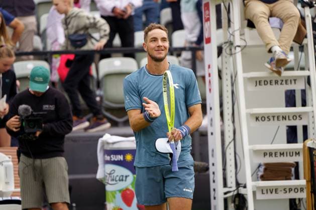 BOSS Open ATP, Tennis Herren 250 2024; Stuttgart, 11.06.2024 Jan-Lennard Struff (GER, Deutschland); BOSS Open 2024, ATP 250, Anlage des TC Weissenhof am 11.06.2024, Stuttgart. Copyright: xBEAUTIFULxSPORTSx Pajonkx