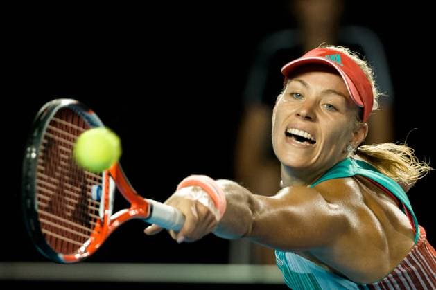 Tennis 2016: Australian Open JAN 30 January 30, 2016: Angelique Kerber of Germany in action in the Women s Final against Serena Williams of United States of America on day thirteen of the 2016 Australian Open Grand Slam tennis tournament at Melbourne Park in Melbourne, Australia. Angelique Kerber won 64 36 64. Sydney Low Cal Media Melbourne Victoria Australia EDITORIAL USE ONLY Copyright: xx ZUMA-20160130_zaf_c04_060.jpg SydneyxLowx csmphototwo232816