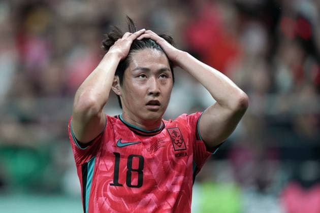 2026 FIFA World Cup, WM, Weltmeisterschaft, Fussball qualification ( South Korea vs China ) SEOUL, SOUTH KOREA, JUN 11: Lee Kang-in of South Korea reacts during the 2026 FIFA World Cup qualification Asia Group C match between South Korea and China at the Seoul World Cup Stadium in Seoul, South Korea, on June 11, 2024. Seoul the Seoul World Cup Stadium South Korea 8078_279081 Copyright: xSeokyongxLee PentaxPressx