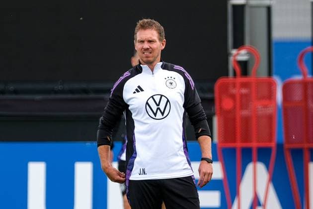 Julian Nagelsmann (Deutschland , Trainer) GER, DFB, Training, Fussball Herren Nationalmannschaft Deutschland, UEFA Fussball Europameisterschaft 2024, Herzogenaurach 12.06.2024. GER, DFB, Training, Fussball Herren Nationalmannschaft Deutschland, UEFA Fussball Europameisterschaft 2024, Herzogenaurach 12.06.2024. Herzogenaurach Copyright: xEibner-Pressefoto FlorianxWieganx EP_FWD