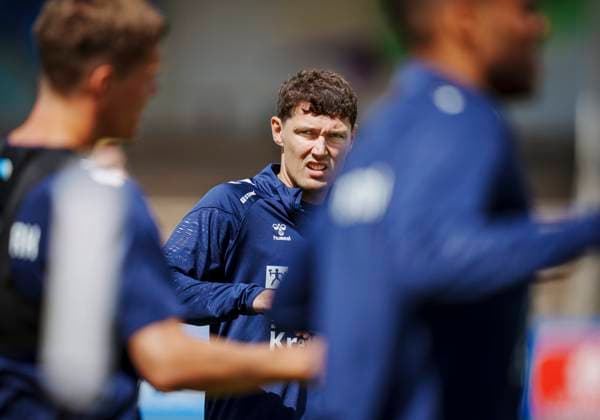 Andreas Christensen during Denmarks national soccer team s training in Freudenstadt, Germany, Wednesday June 12, 2024 , Freudenstadt Tyskland Copyright: Ritzau Scanpix LiselottexSabroex spdk20240612-115418-L