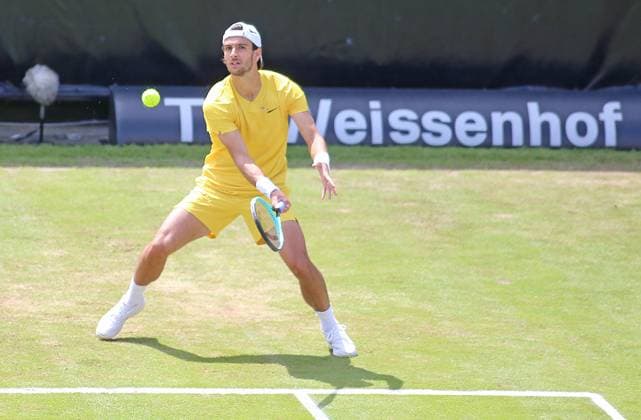 12.06.2024, BossOpen 2024, ATP, Tennis Herren Tour, TC Weissenhof, Stuttgart, Tennis, im Bild: Lorenzo Muretti (ITA)